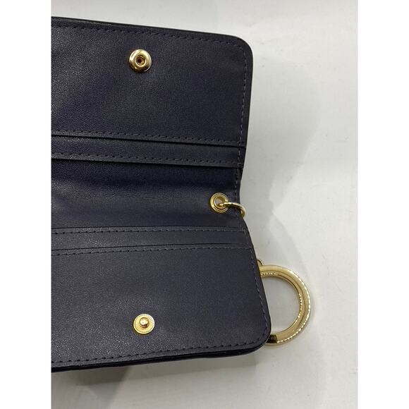 VICTORIA'S SECRET Women's Navy Blue Woven Small Wallet - Picture 8 of 9